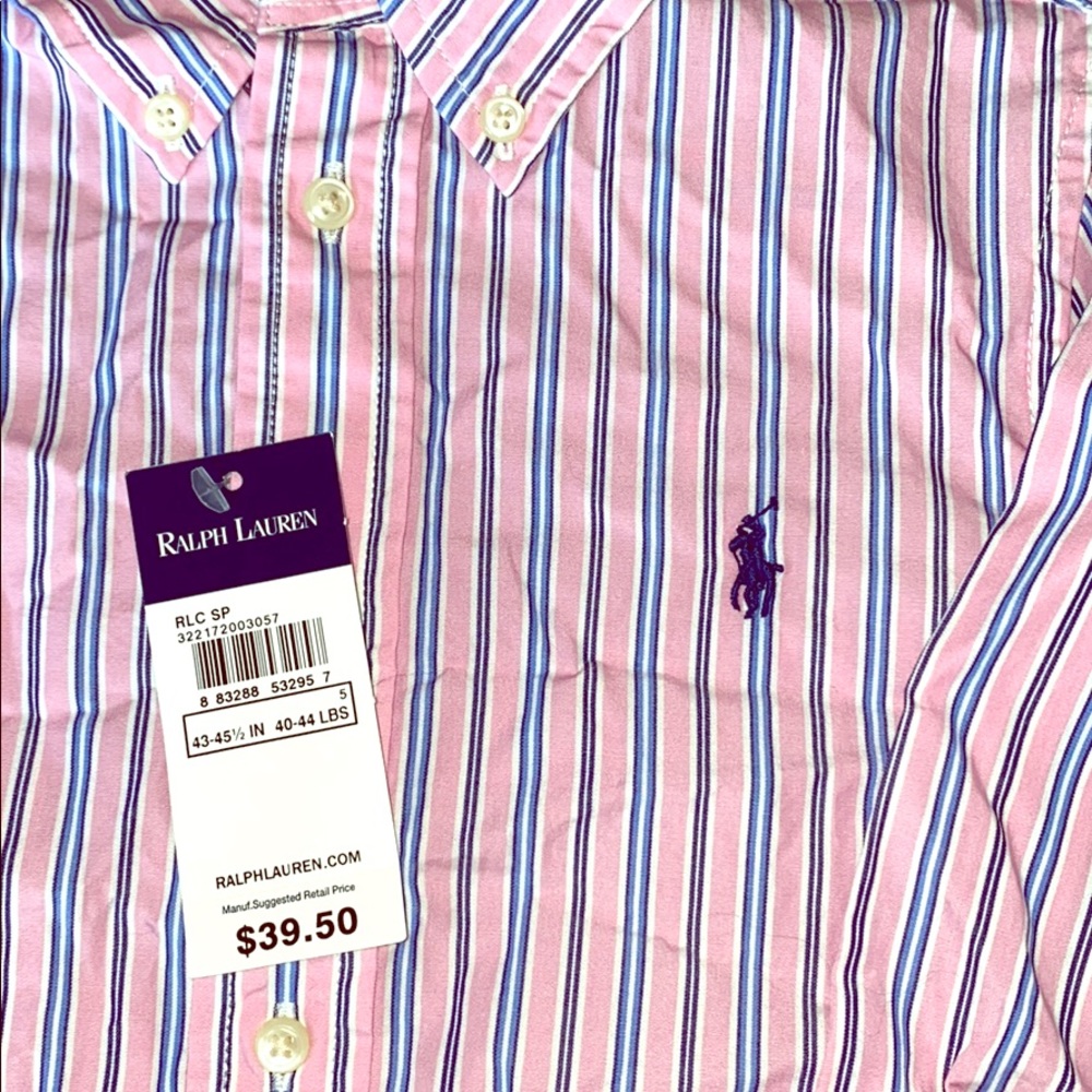 Ralph Lauren Kids Long Sleeve Button Down. Sz 5
